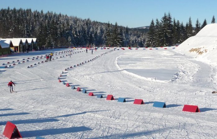 Cross country skiing on Kubalonka